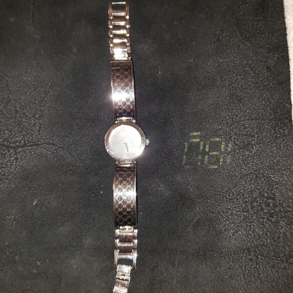 Gucci Silver and Black Watch main image 10